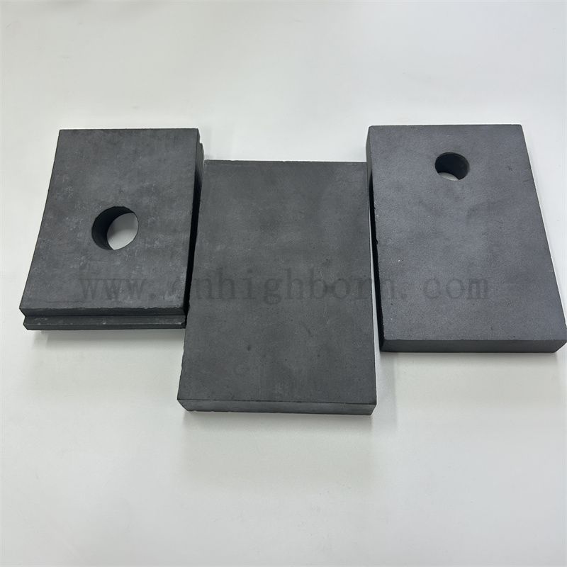 Isolator Schwarzes Siliziumkohlenhydratvolk mit Lochverschleißfest sic Keramikblatt