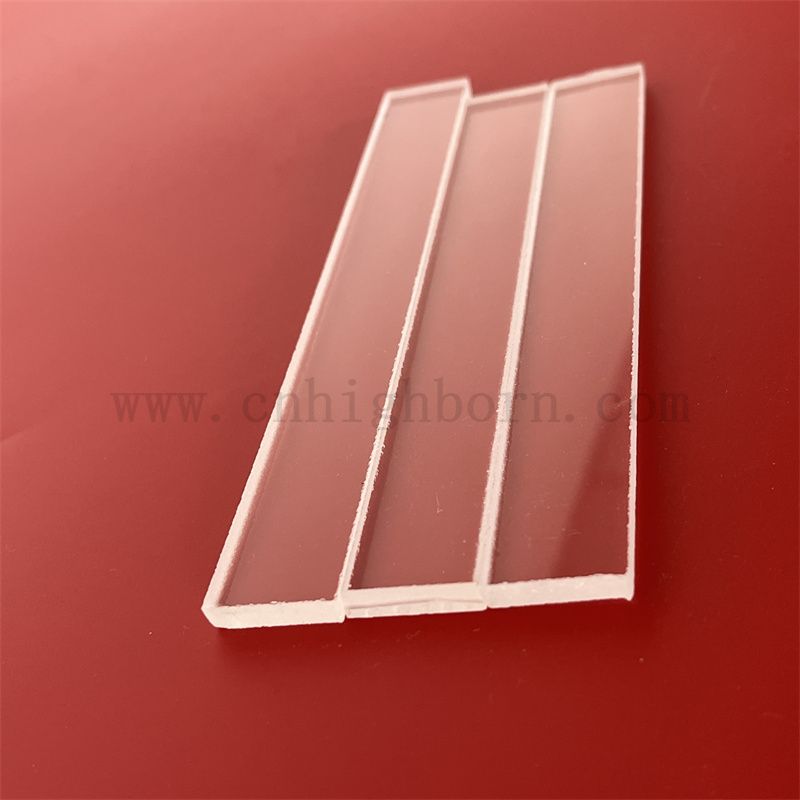 Chemie Korrosionsbeständigkeit Rechteck transparent Quarzglasblech