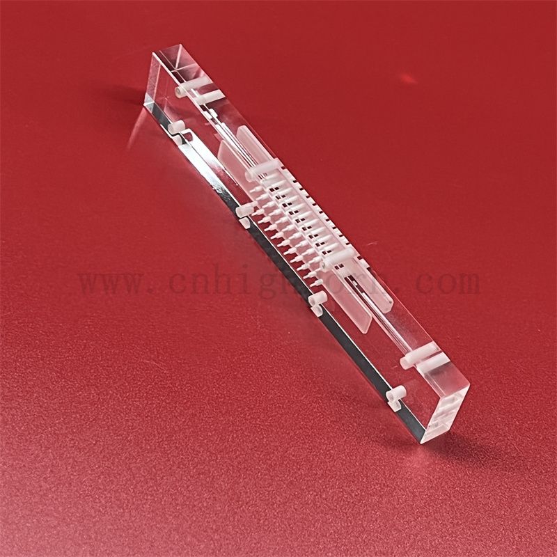 Hochtemperaturwiderstand Deep Process Laboratory Clear Quartz Instrument für experimentelle Glasstudien