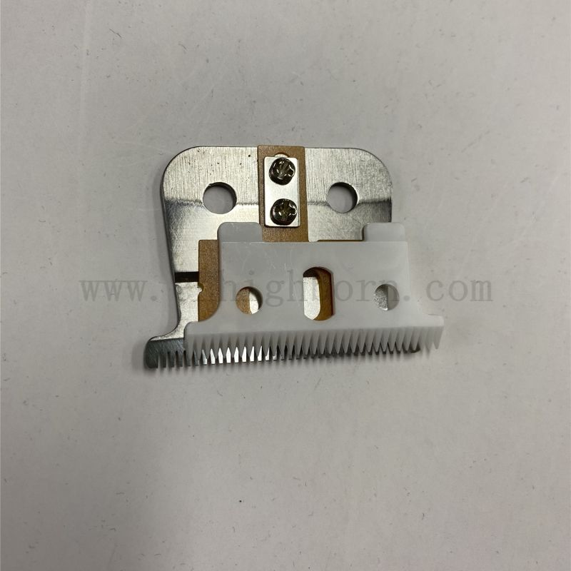 Zirkonia Keramik abnehmbarer Tierhaarschneiderblatt mit Metall Friseur -Clipper -Klingen des Austauschs