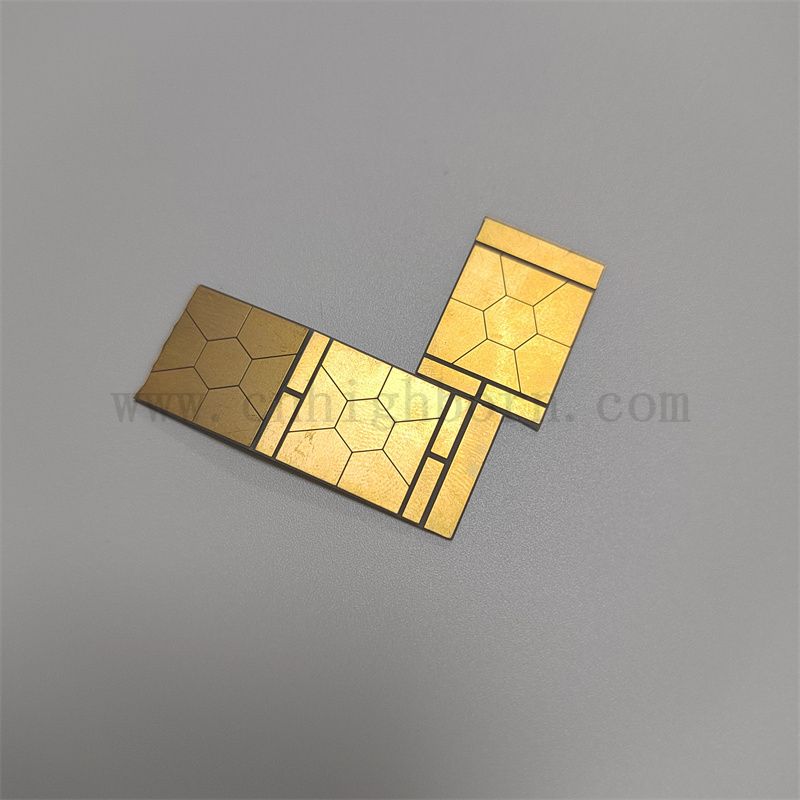 Customized Mo Mn Alumina Al2O3 DBC DPC AMB Metallisierte Keramik -Substrat für elektronische Komponente