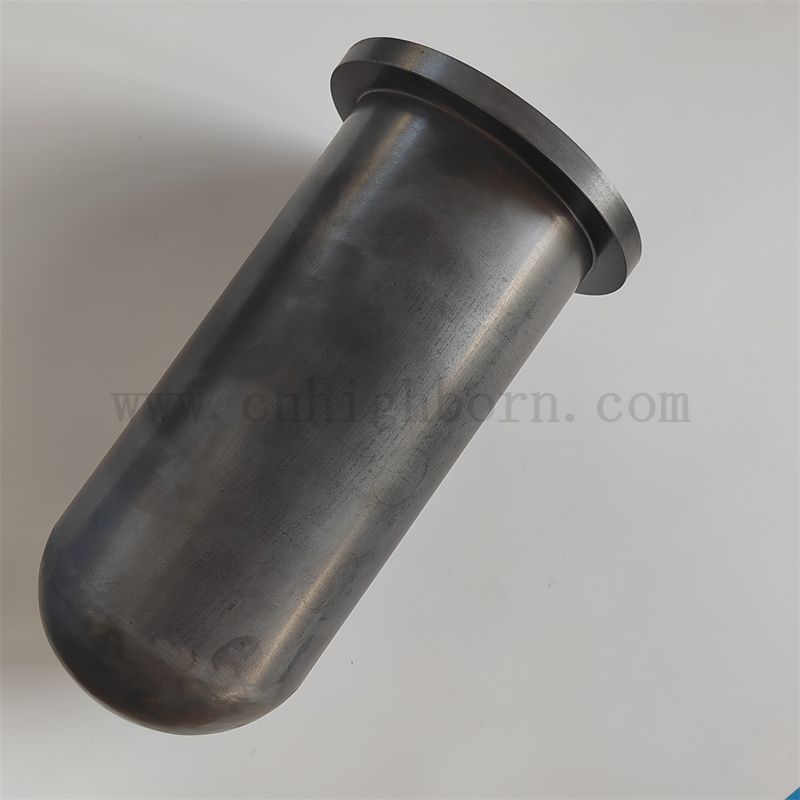 Ein Ende versiegelte Reaktion Sintering Siliziumarbidrohr Sic -Keramikschutzrohr