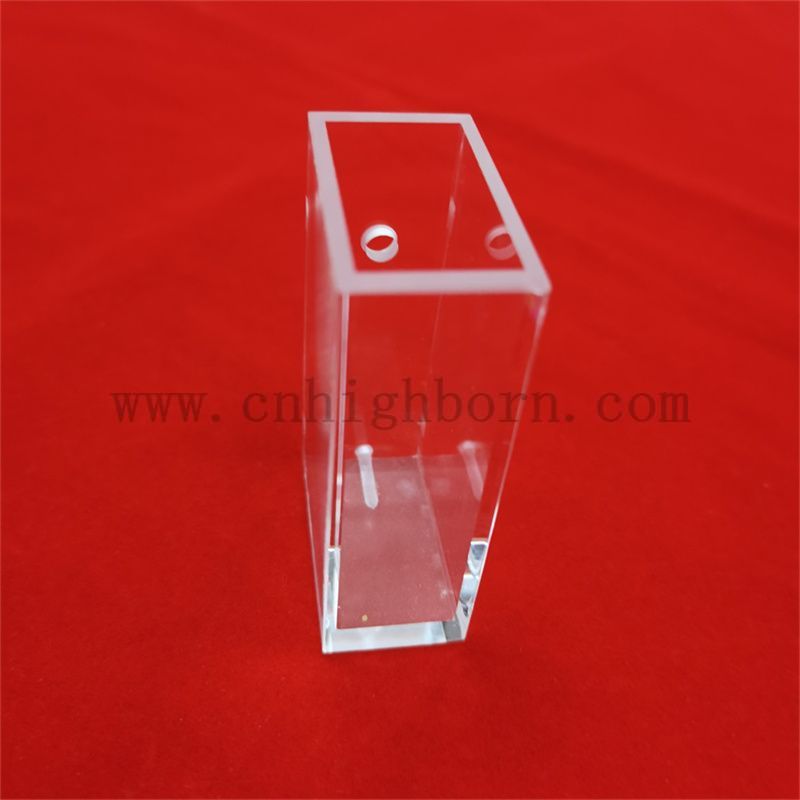 Laborspektrometer Löschen großer Zellen UV 10mm Pfadlänge Quarzglas Küvette Optische Glasklaus