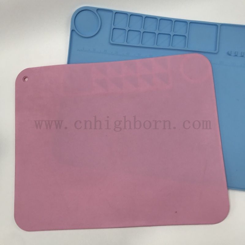 Kinder DIY Graffiti Pad tragbares Silikonkautschuk -Gummiblatt zum Malerei 