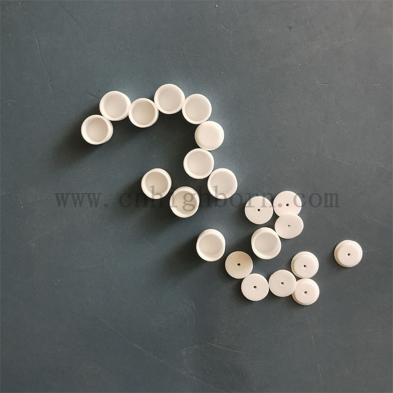 Customisierte Al2O3 -Keramikzylinder -Tiegel Aluminiumoxid -Keramik -Wärmelanalyse kleiner Topf mit Deckel