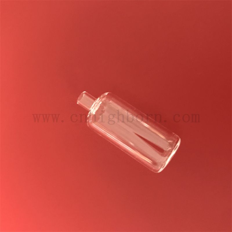 Hochtemperaturwiderstand Tiefes Prozess klarer Quarz -Silica -Glasröhrchen