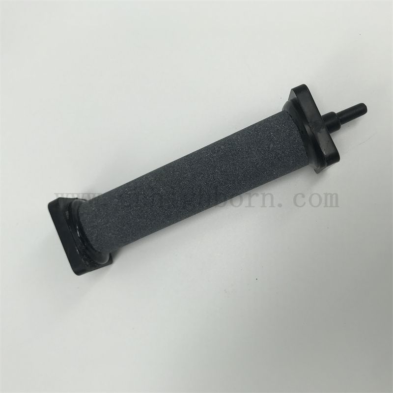 Dunkelgrau Zylinder hochwertiger Aquariumluftstein für Aquakultur und Fischtank