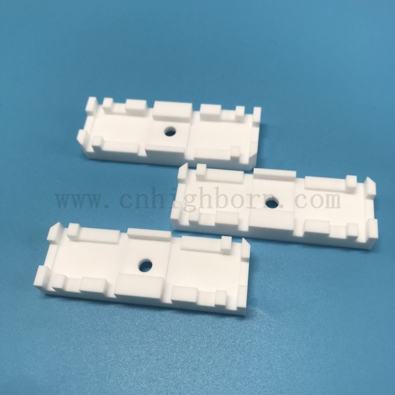 Customized Macor Ceramic Teil Easy Messable White Glass Ceramic Isolation Block