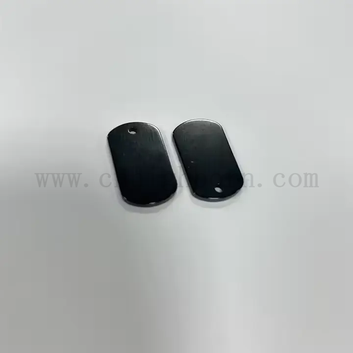 Customisierte schwarze Zirkonia -Platte poliertes ZRO2 -Keramikstück