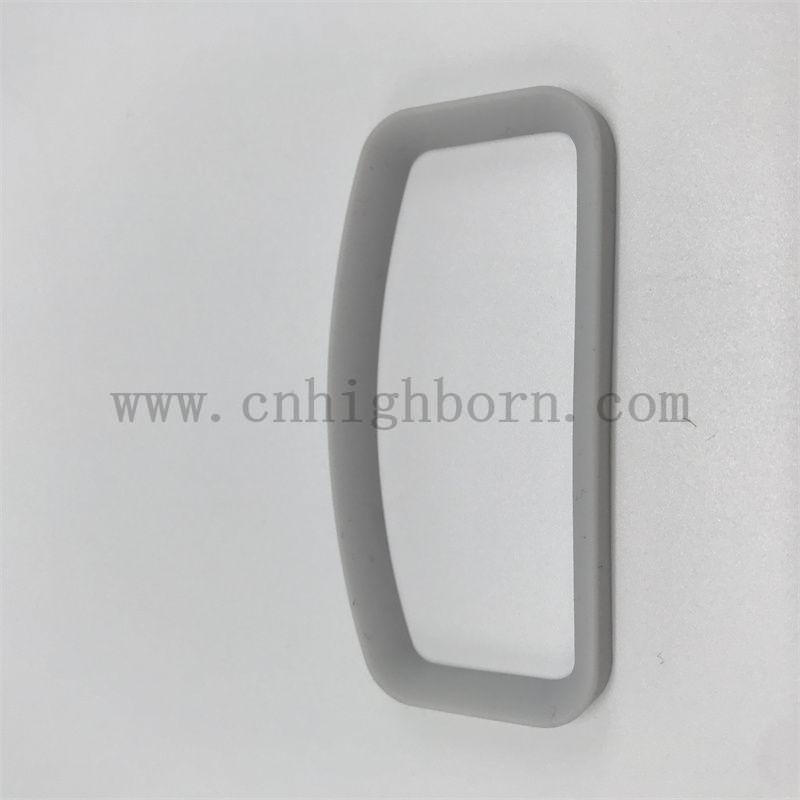 Nahrungsmittelqualität Weiche Silikongummi -Dichtungen grau gefärbte hochtemperaturfeste Silikonring