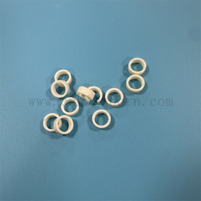 Customized 95% Aluminiumoxid Keramikring Al2O3 Keramikdichtung Dichtung