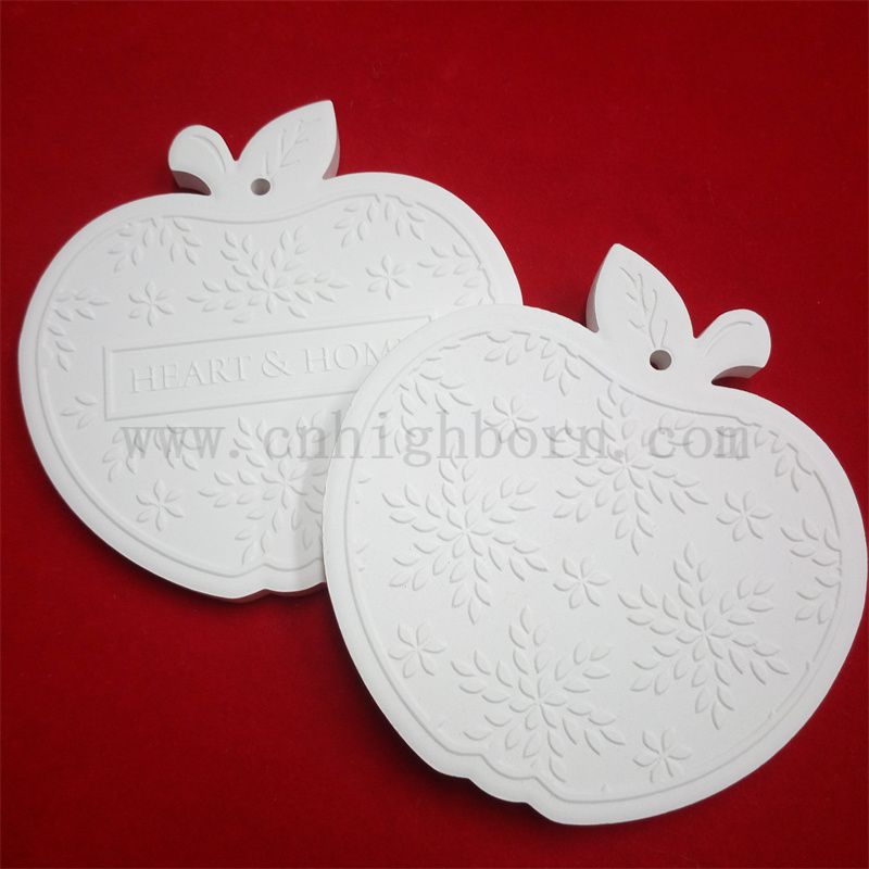 Flameless Diffusor Platte Customized Logo Garderobe ätherisches Öl Flüchtigen Aroma Keramikduft