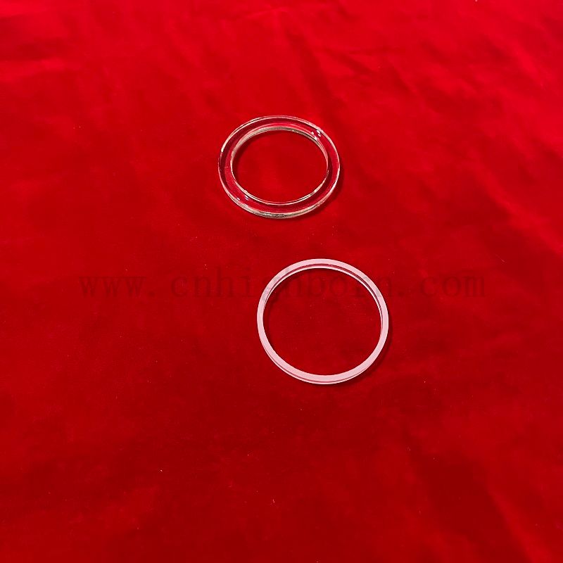 Hochwertig klare Schleifquarzflansch zur Figur -Anpassung