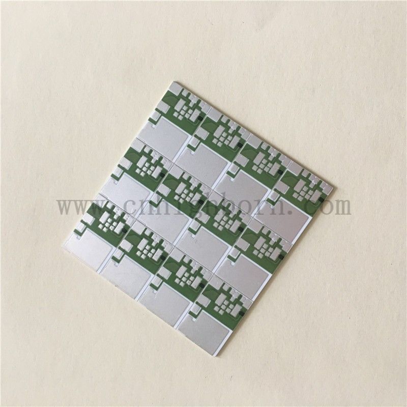 Metalisierte PCB -Blech Alumina Keramik Substrat Multilayer integriert 96% Alumina Keramik Dicke Filmblatt