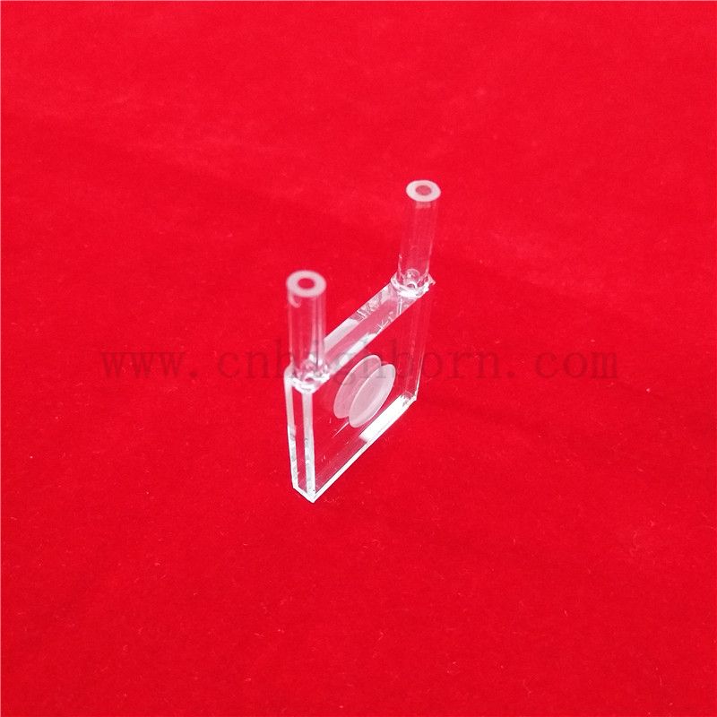  Laborforschungsinstrumente Chemieanalysator Reaktion Quarzkuvette für sichtbares Spektrophotometer