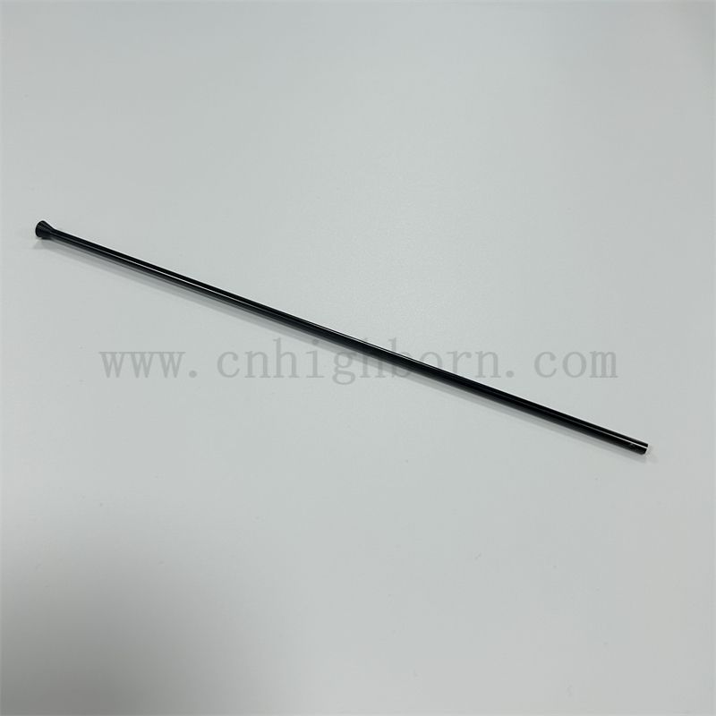 Benutzerdefinierte schwarze Zirkoniumoxidkeramikstange /Stange hohe Härte OEM -Korrosionsbeständig