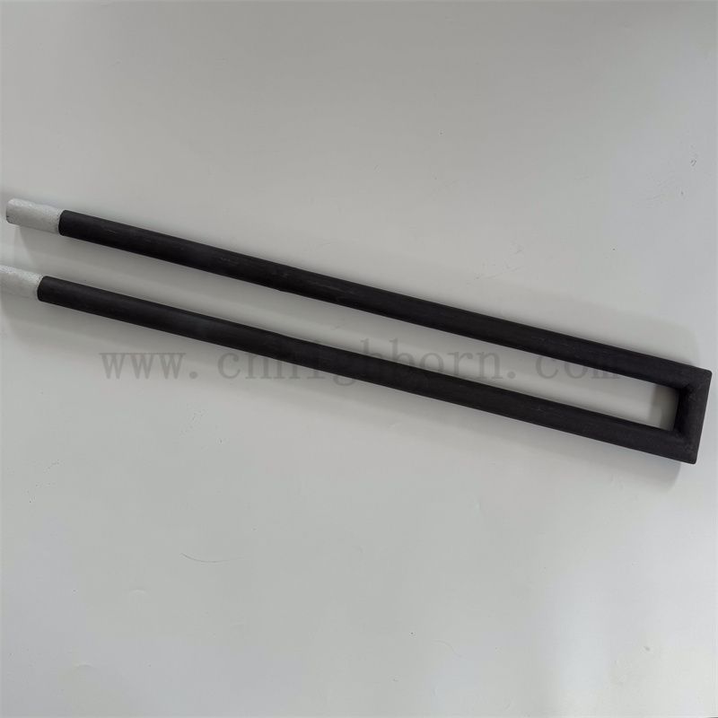 Refraktäres Siliziumkarbidheizungselement -Isolator Sic Keramik U -Typ -Röhrchen