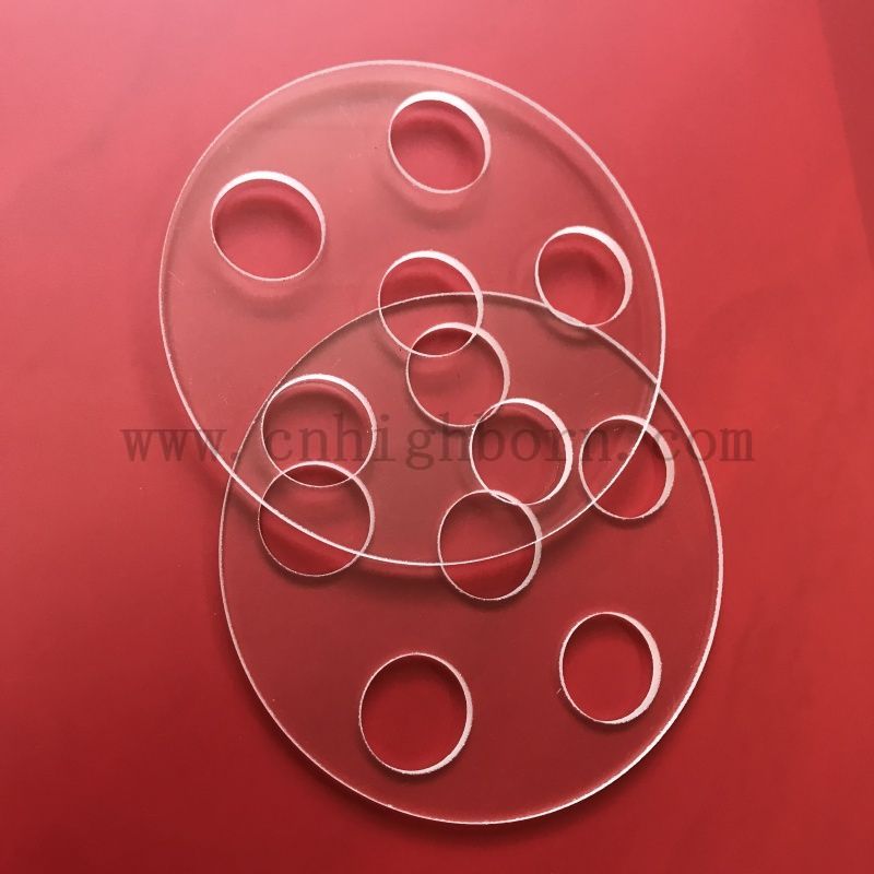 Laserbohrer Quarzscheibe