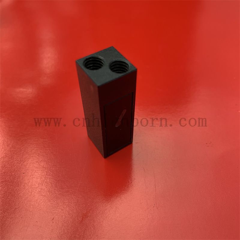 Quarzabsorptionszelle Halbmikrokuvette Schwarze Wand Quarzglas Cuvette