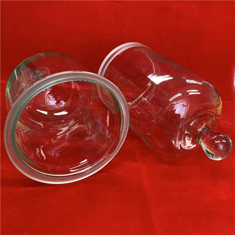 Hochreinheit klare hohe Borosilikat -Glasglockenglasabdeckung