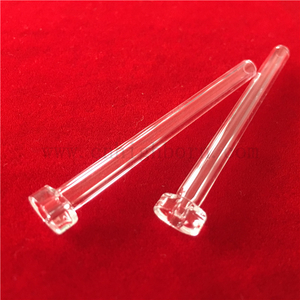 Maßgeschneiderte hitzebeständige transparente Quarzglasröhre