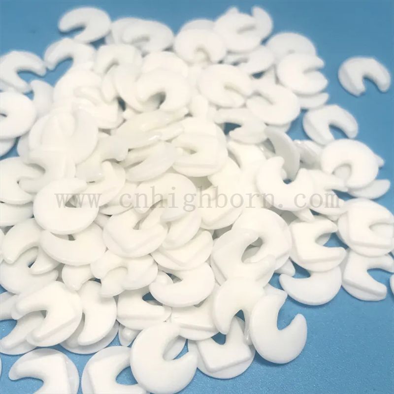 Industrial Customized 99% AL2O3 Textilkeramikstücke tragen Widerstand Alumina Teile