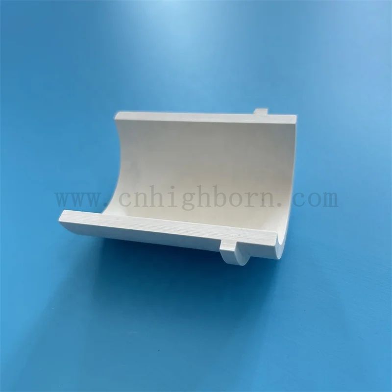 Isolator Bornitrid unregelmäßiger Teil hohe thermische Leitfähigkeit Bn Keramik Halbrohr/Rohr