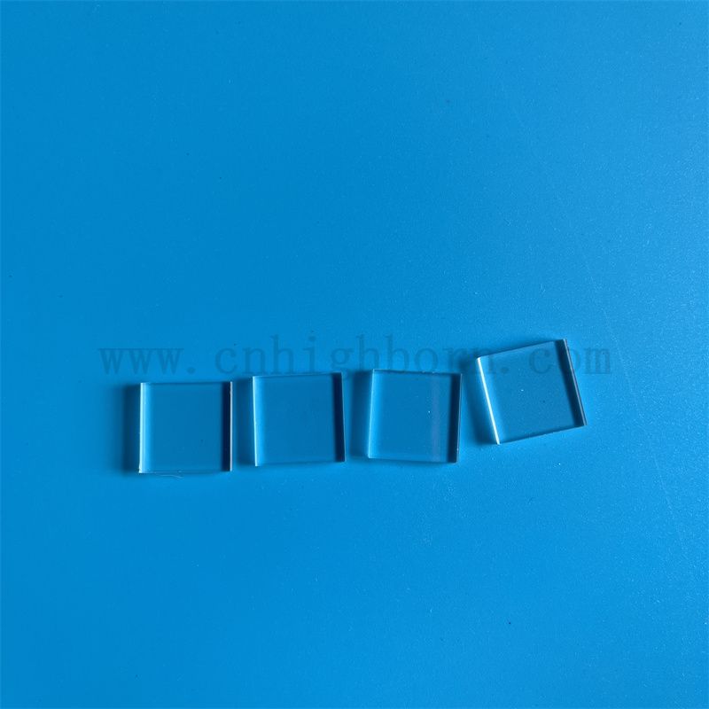 Transparente maßgeschneiderte quadratische Hochreinheit Silica Glasplatte