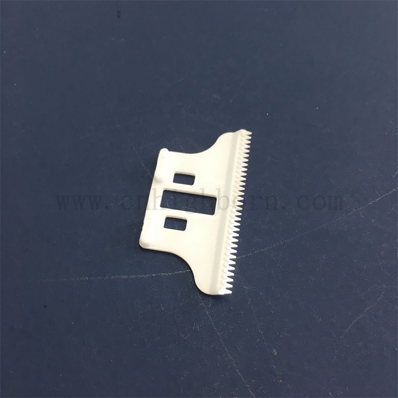 Verschleißfestigkeit Zirkonia Keramikklinge ZRO2 -Teil für den Gebrauch des Haarschnitts