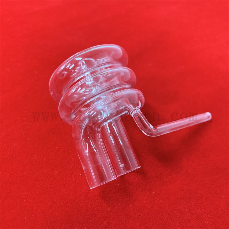 Wärmewiderstand Clear Clear Quartz Fusions Silica -Glasspulenrohr angepasst