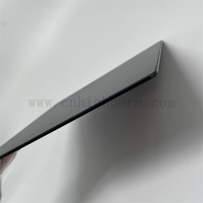 Hochtemperaturwiderstand quadratischer schwarzer mikrokristalliner Heizungskeramikglasplatte