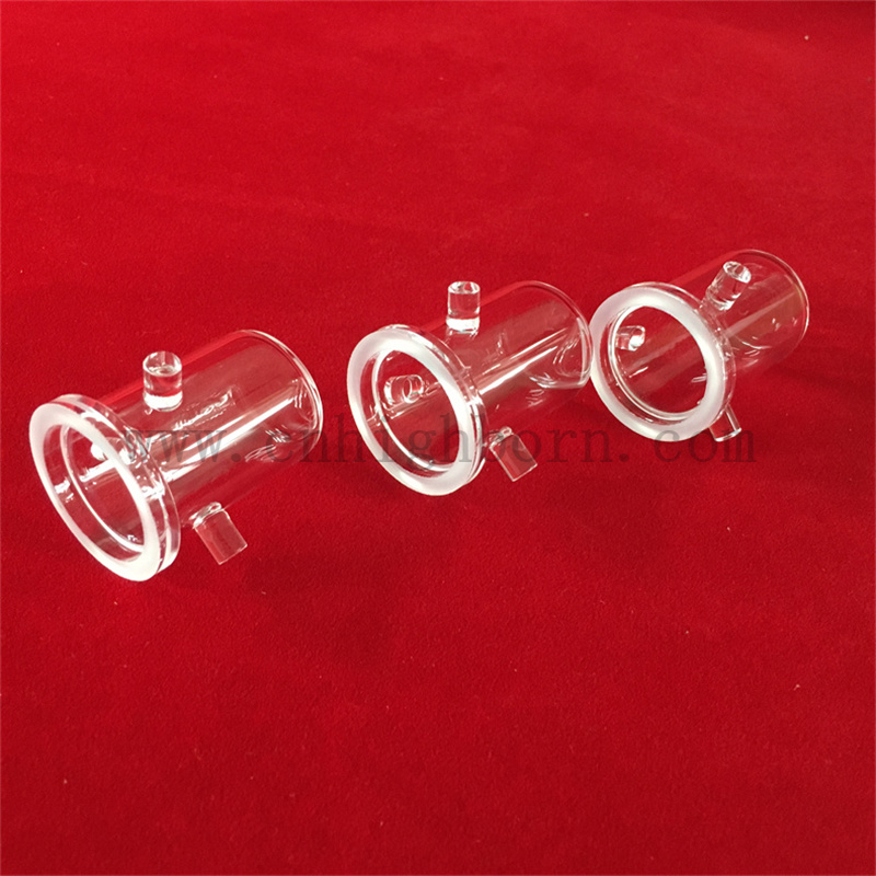 Wärmewiderstand Customized Lab Research Clear Quartz Glass Crucible