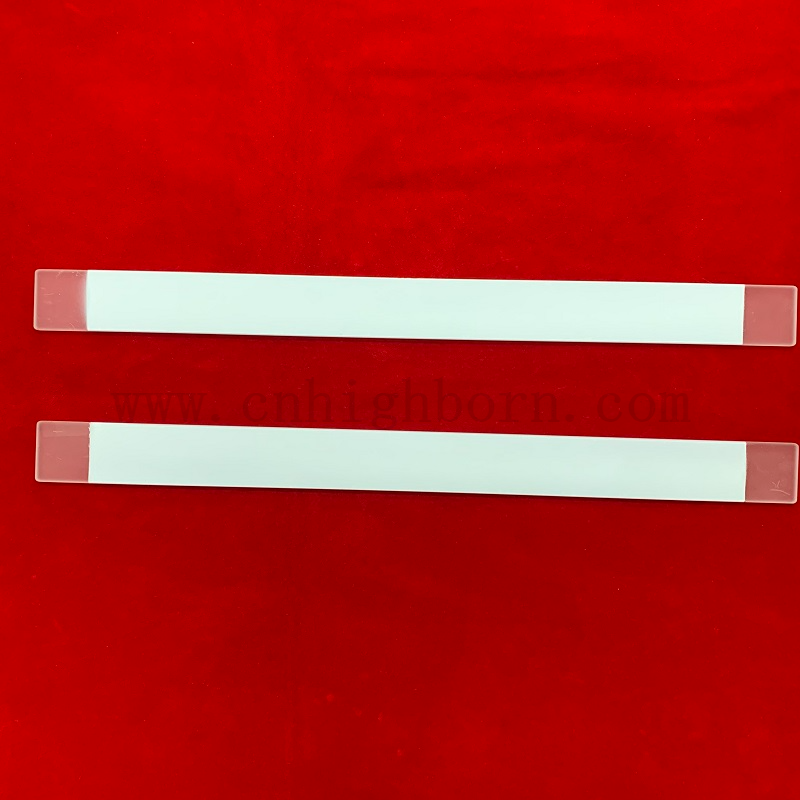Beschichteter Keramikfilm Clear Fused Silica Quarzglasplatte