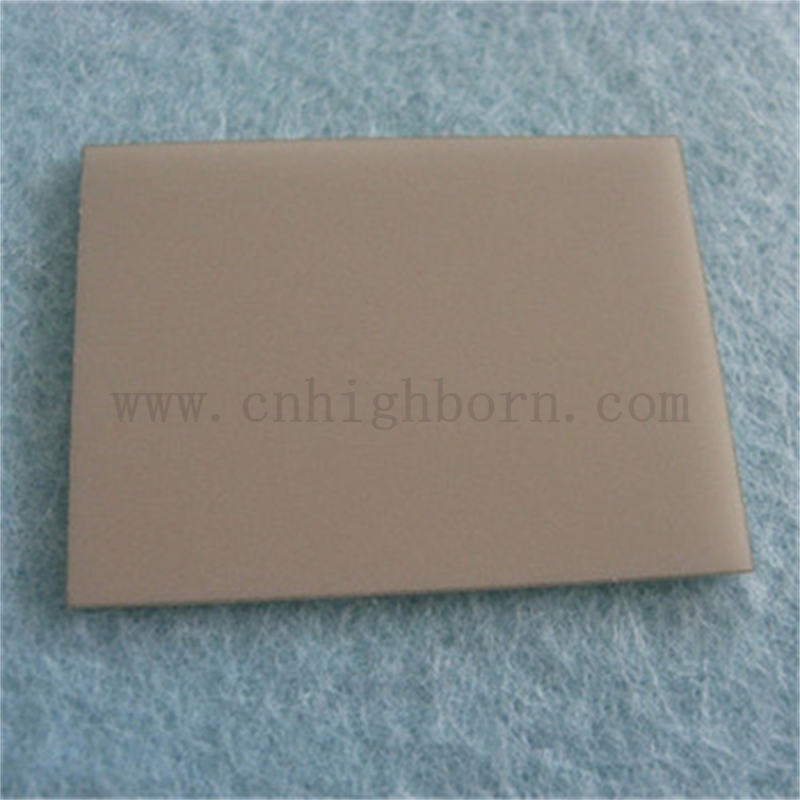 Hochthermische Leitfähigkeit Aluminiumoxid Nitrid Keramik Ain Keramik Kühlkörper Rechteckige Platte