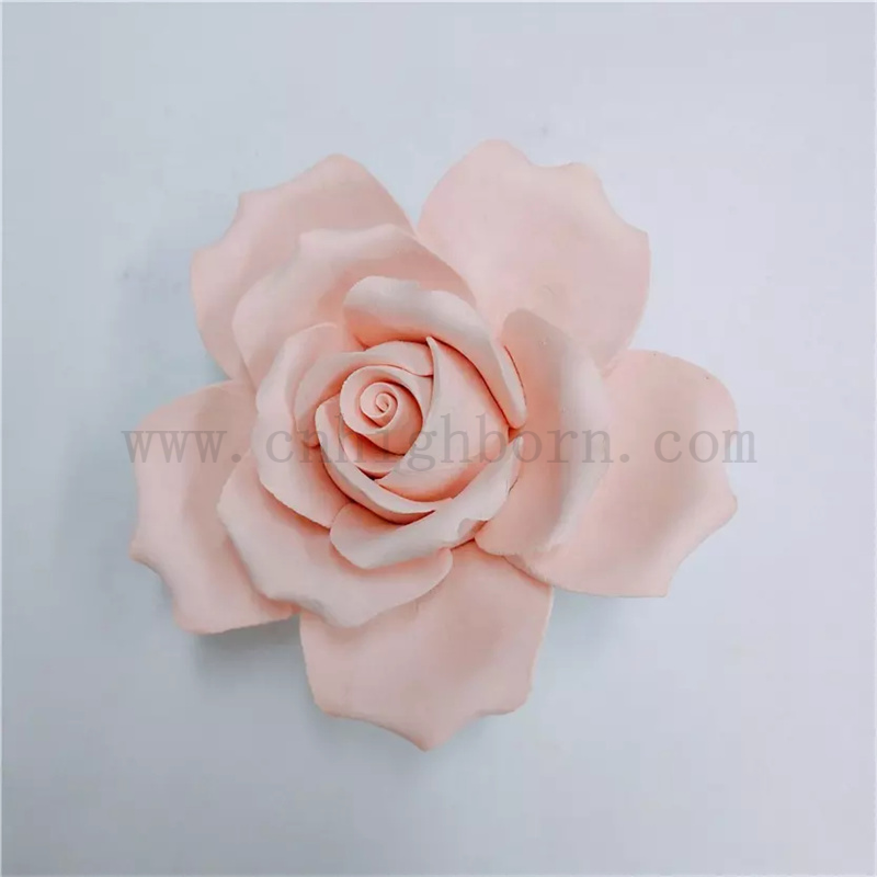Customized Schöne Blumen -nicht -ceramische Rosenaroma Diffusor Duft Stein