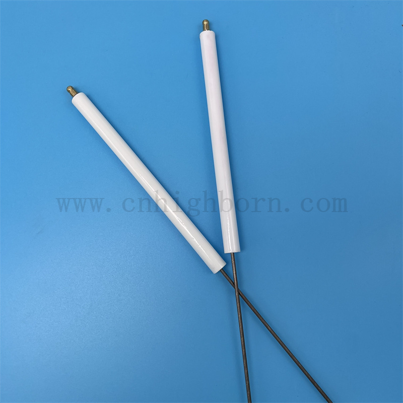 95 Alumina Zünder Customized Glazed Gasofen Al2o3 Keramikzündung