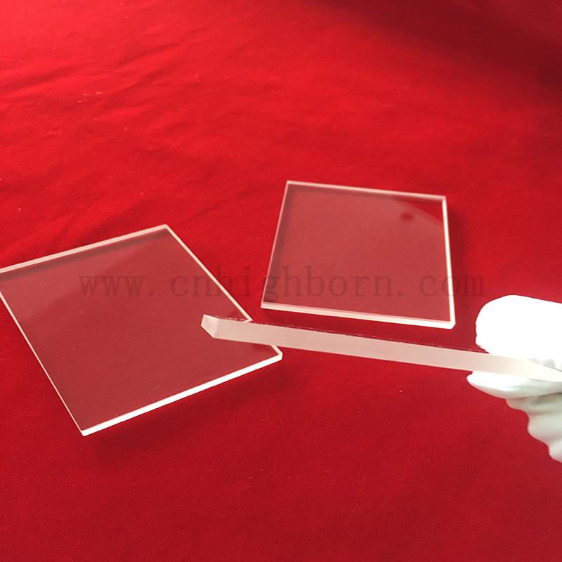 Hochlichtübertragung 90% transparentes UV -Fusions -Silica -Platte 