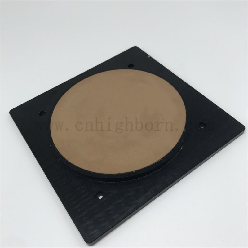 Anpassbare Keramikscheibe gleichmäßig verteilte Blende runde poröse Al2O3 Vakuum -Chuck / Komponenten 