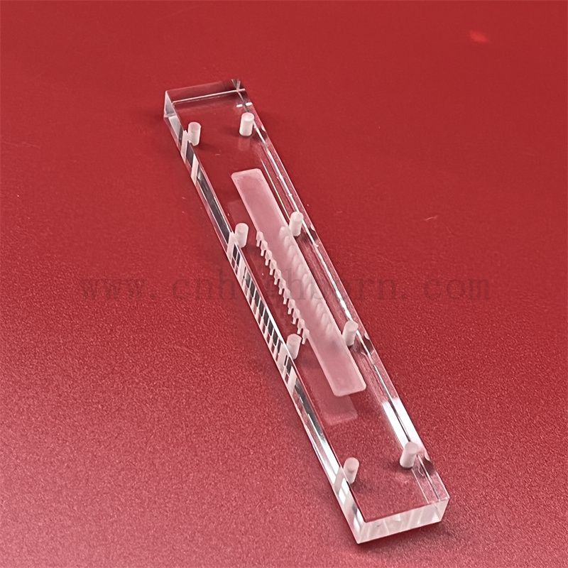 Hochtemperaturwiderstand Deep Process Laboratory Clear Quartz Instrument für experimentelle Glasstudien