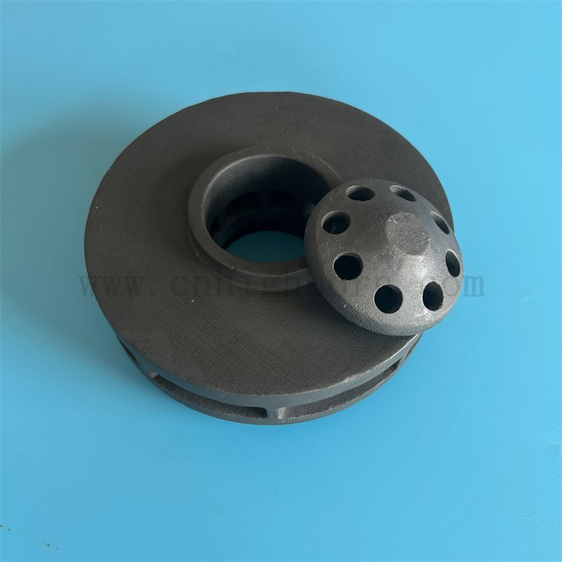 Isolator Siliziumcarbid unregelmäßiger Teilreaktion gesinterte Sic -Keramikblock