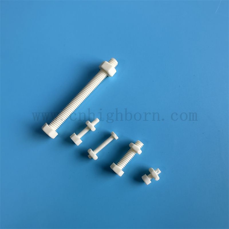Textilkeramikschraube in Spulenmaschinen und Webmaschinen Alumina Keramikteil