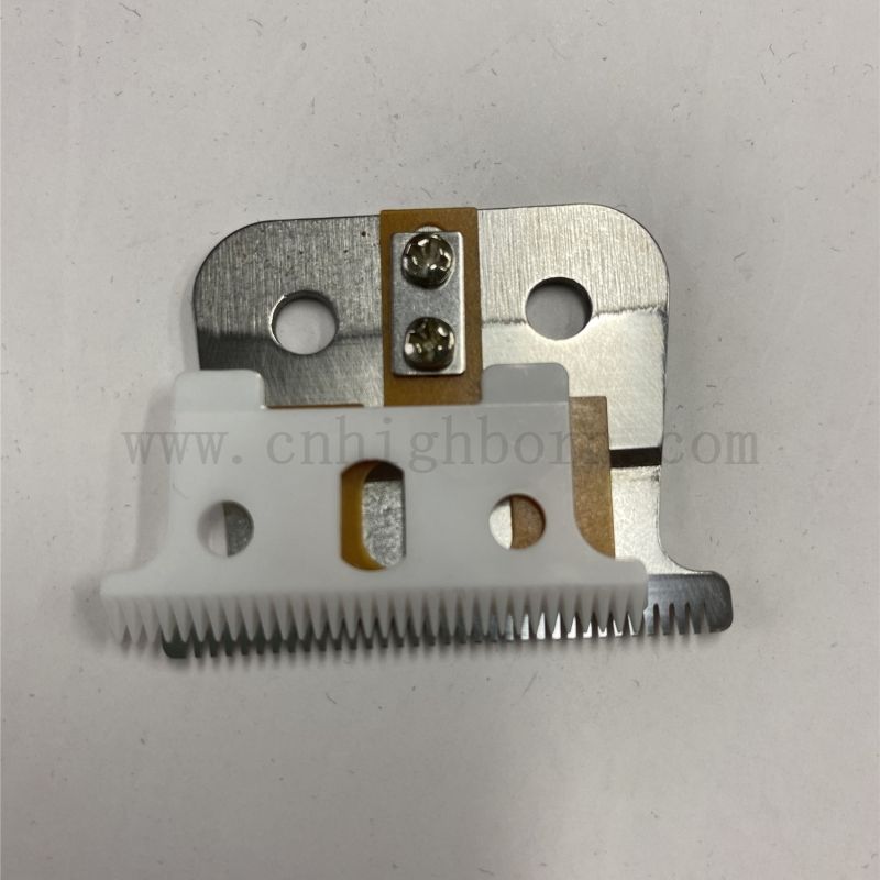 Zirkonia Keramik abnehmbarer Tierhaarschneiderblatt mit Metall Friseur -Clipper -Klingen des Austauschs