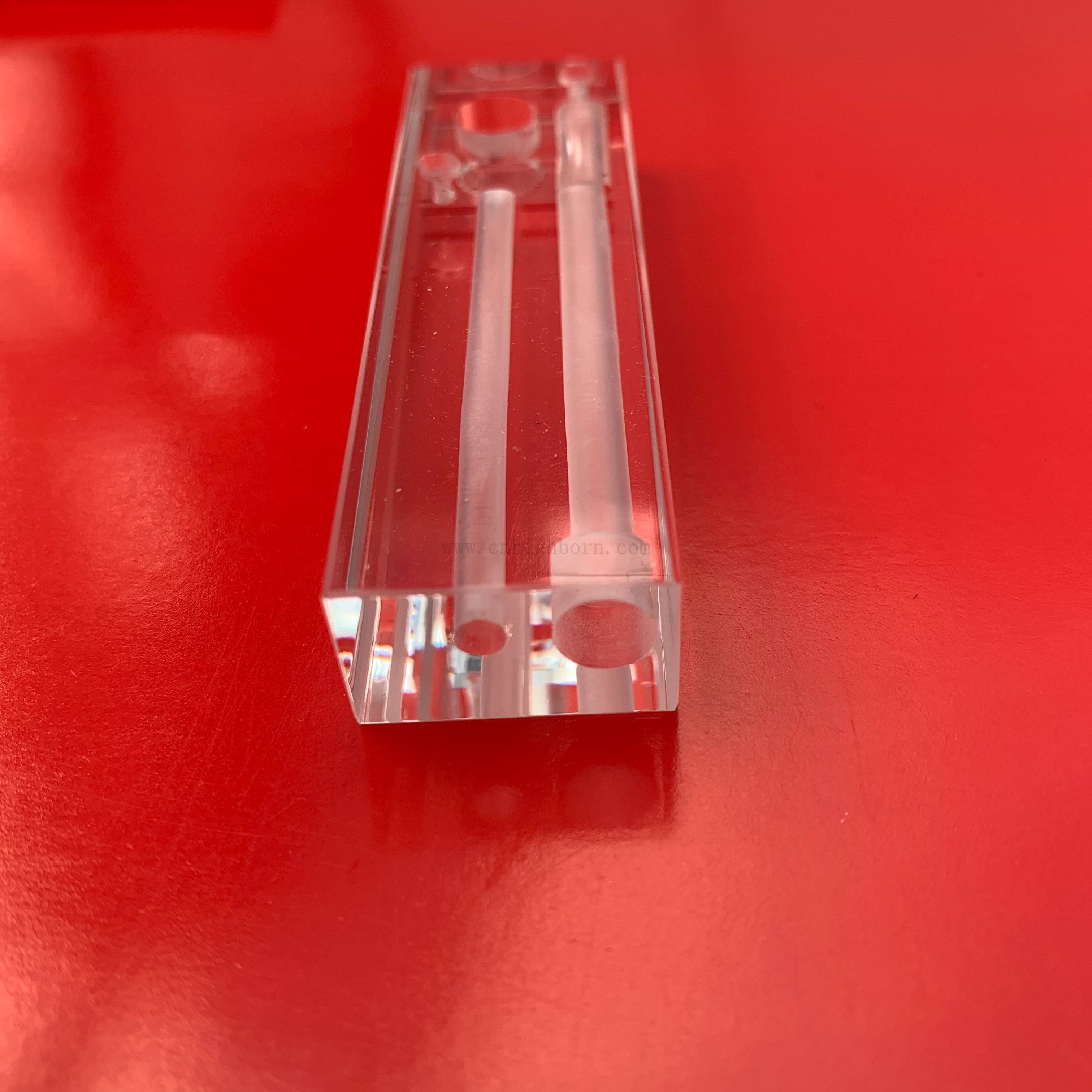 Labware -Mikroreaktion Clear Quarzglas Cuvette Flow durch Colorimeter