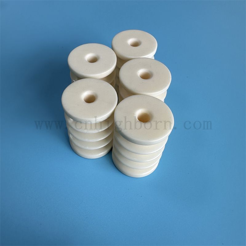 Textilmaschinenzubehör tragen resistente Alumina -Textilkeramikführung Roller Wickelgerät