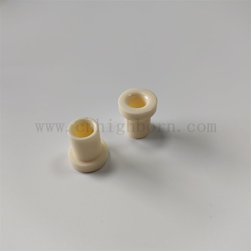 Wear-resistente weiße Textilkeramik Draht Führung Aluminiumoxid Keramik Öten Drehmaschinerie Ersatzteil Teil 