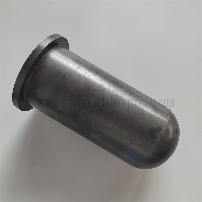 Ein Ende versiegelte Reaktion Sintering Siliziumarbidrohr Sic -Keramikschutzrohr