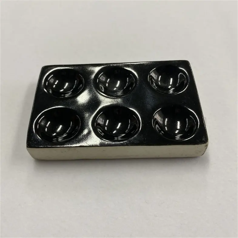 Gewohnte glasierte quadratische Laborporzellankuvette Keramik Spülpolster