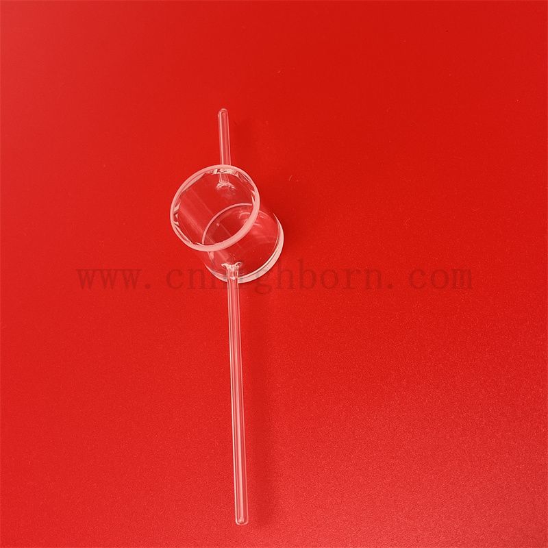 Laborquarzglasatomic Gas Chamber Cuvetten zylindrischer Strömung durch Zelle für das Atommagnetometer