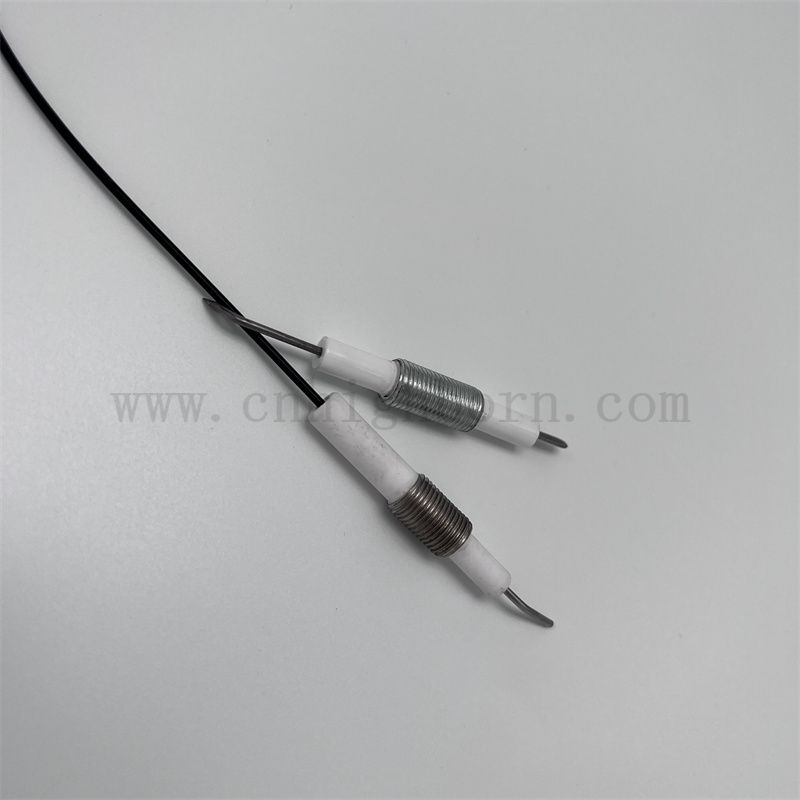 95% AL2O3 Alumina Keramik -Kessel -Zündelektrodenpiezoelektrikum Keramik -Flüssigkeitsspiegel Zündung