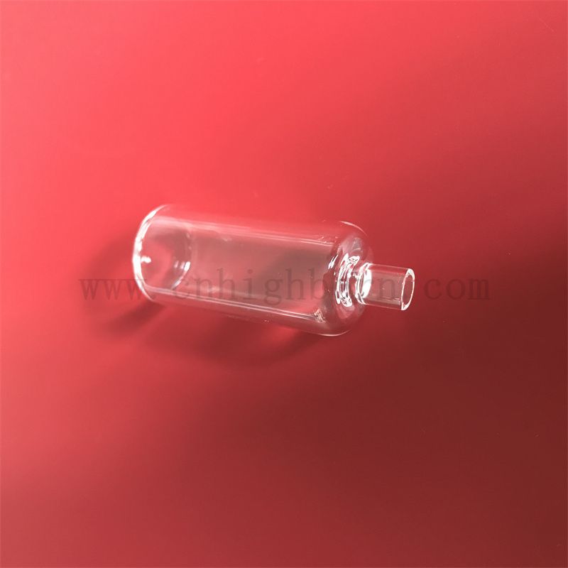 Hochtemperaturwiderstand Tiefes Prozess klarer Quarz -Silica -Glasröhrchen